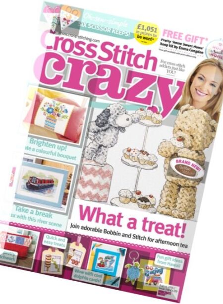 Cross Stitch Crazy – August 2016 Cover