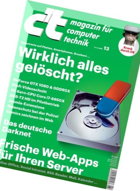 c’t – 11 Juni 2016 Cover
