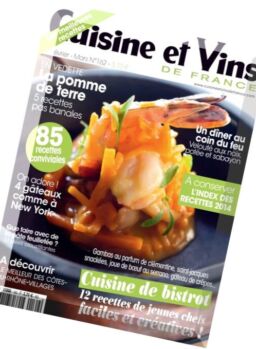 Cuisine et Vins de France – Fevrier-Mars 2015