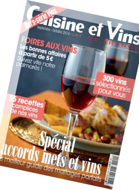 Cuisine et Vins de France – Hors Serie – Septembre-Octobre 2014 Cover