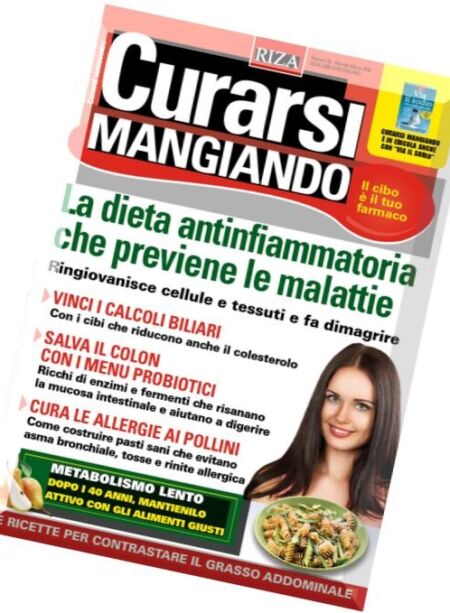 Curarsi Mangiando – Marzo 2016 Cover