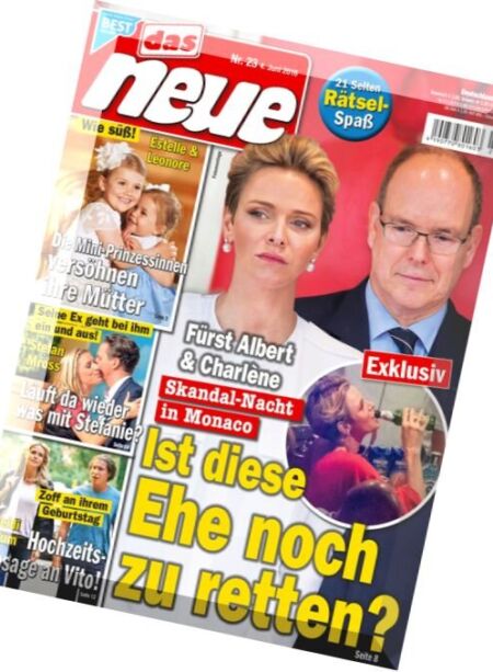das neue – 4 Juni 2016 Cover
