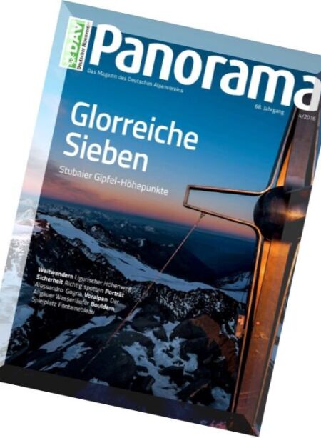 DAV Panorama – N 4, 2016 Cover