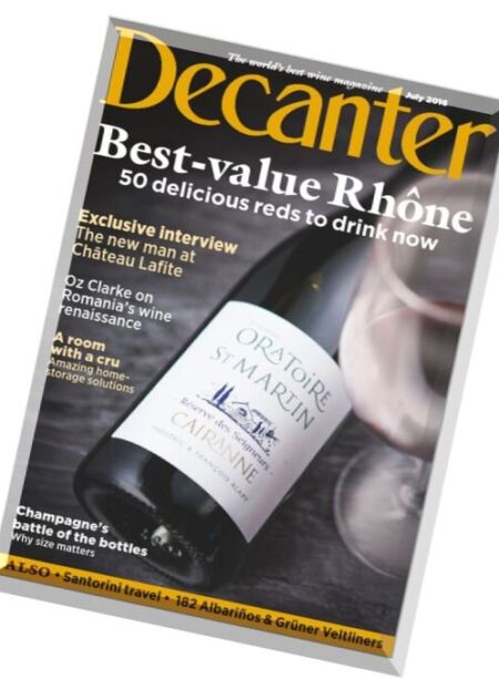 Decanter – July 2016 Cover