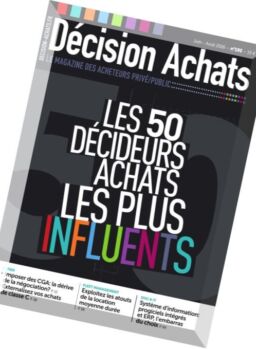 Decision Achats – Juin-Aout 2016