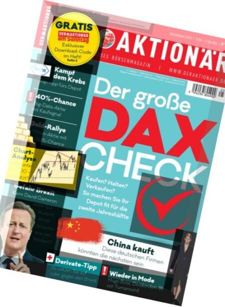 Der Aktionar – 15 Juni 2016 Cover