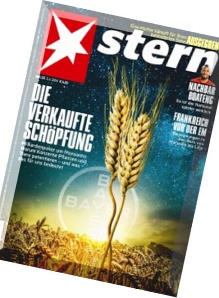 Der Stern – N 22, 2 Juni 2016 Cover