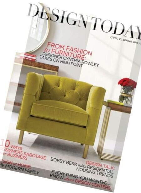Design Today – Spring 2016 Cover