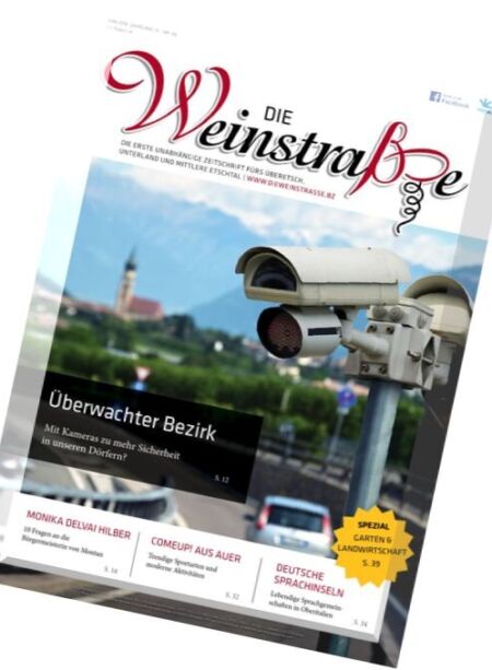 Die Weinstrasse – Juni 2016 Cover