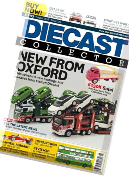 Diecast Collector – August 2016 Cover