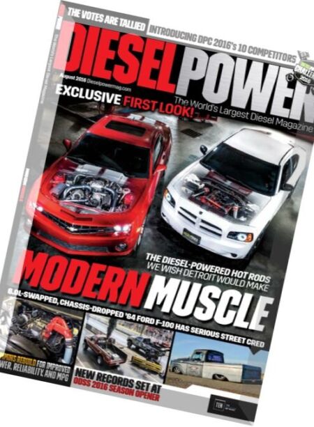 Diesel Power – August 2016 Cover