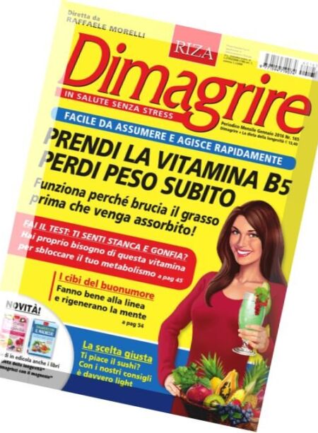 Dimagrire – Gennaio 2016 Cover