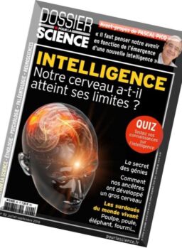 Dossier Pour La Science – Juillet-Aout-Septembre 2016