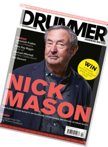 Drummer – July 2016 Cover