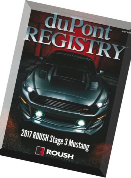 duPont REGISTRY – July 2016 Cover