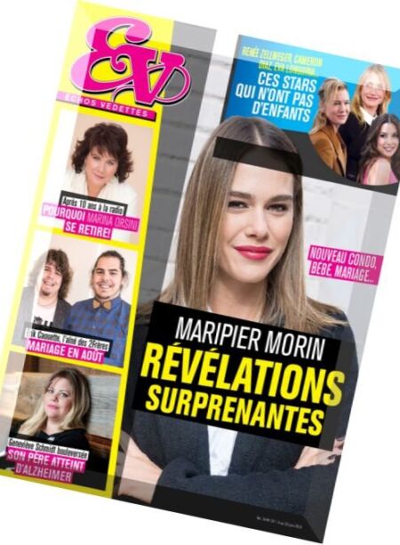 Echos Vedettes – 4 au 10 Juin 2016 Cover