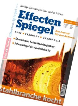 Effecten Spiegel – 16 Juni 2016