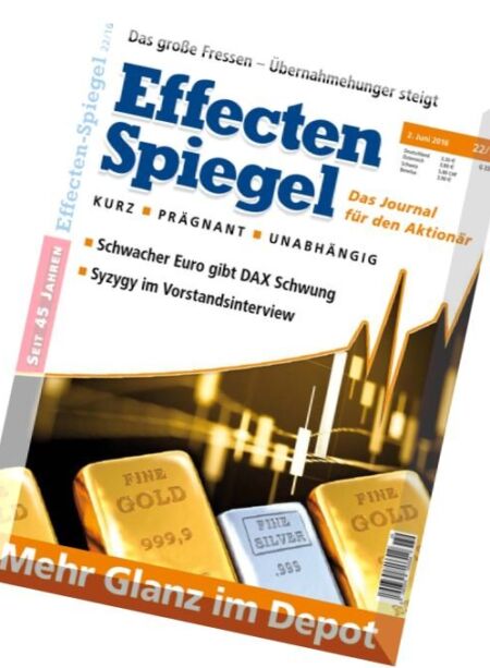 Effecten Spiegel – 2 Juni 2016 Cover