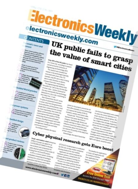 Electronics Weekly – 18 May 2016 Cover