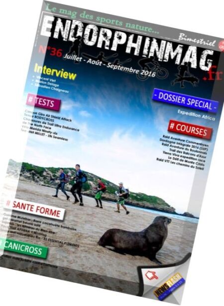 Endorphinmag – Juillet-Aout 2016 Cover