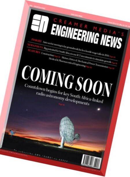 Engineering News – 20 May 2016 Cover