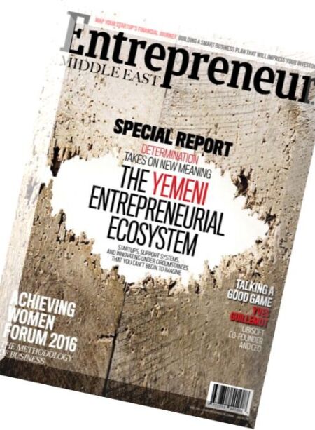 Entrepreneur Middle East – June 2016 Cover