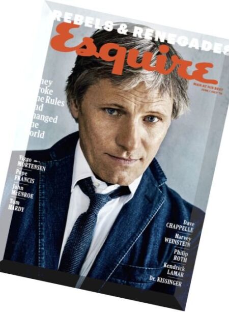 Esquire USA – June-July 2016 Cover