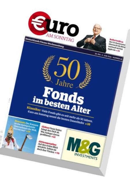 Euro am Sonntag – N 22, 28 Mai 2016 Cover
