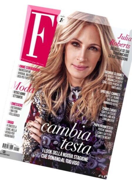 F – 1 Giugno 2016 Cover