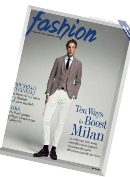 Fashion Magazine – 13 Giugno 2016 Cover