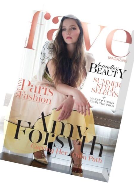 fave Magazine – Summer 2016 Cover