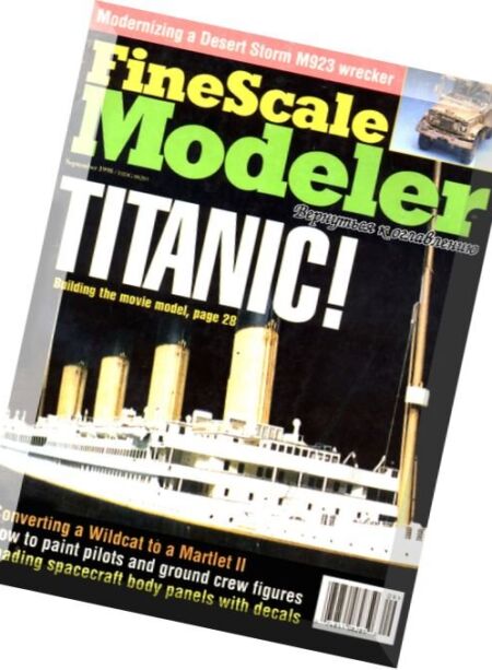 FineScale Modeler – 1998-09 Cover