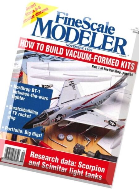 FineScale Modeler – November 1992 Cover