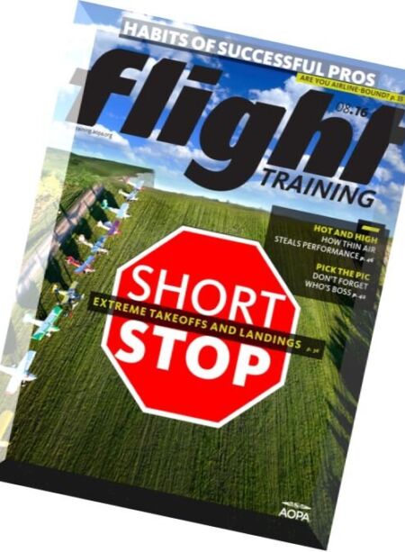 Flight Training – August 2016 Cover