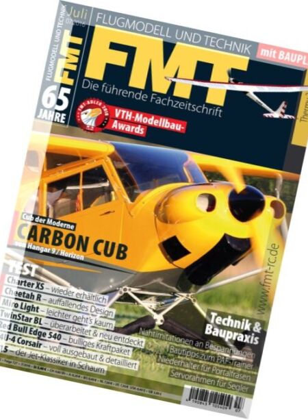 FMT Flugmodell und Technik – Juli 2016 Cover