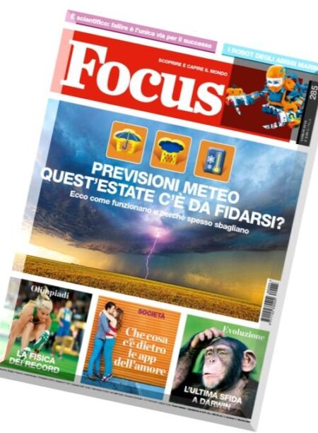 Focus Italia – Luglio 2016 Cover