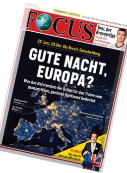 Focus Magazin – N 25, 18 Juni 2016