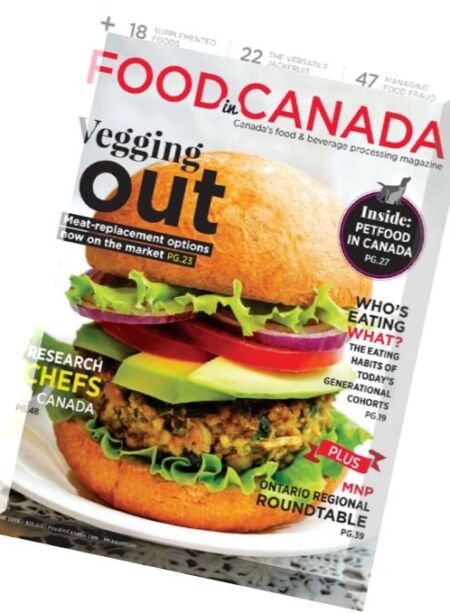Food In Canada – June 2016 Cover