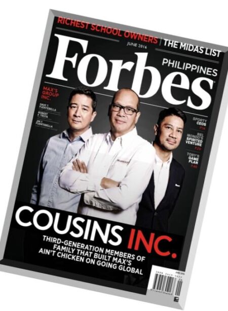 Forbes Philippines – June 2016 Cover
