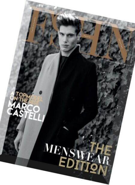 FSHN Magazine – Menswear 2016 Cover