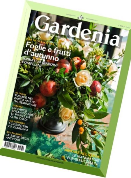 Gardenia – Novembre 2015 Cover
