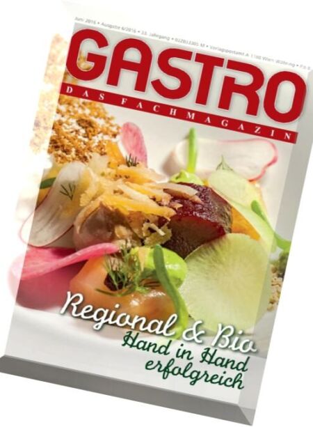 GASTRO das Fachmagazin – Juni 2016 Cover