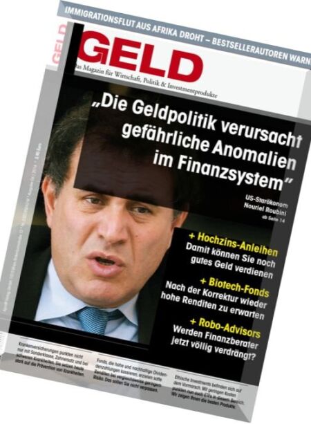 Geld Magazine – Juni 2016 Cover
