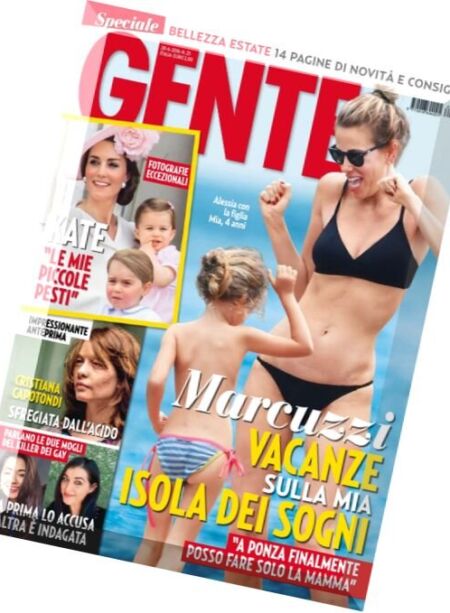 Gente Italia – 28 Giugno 2016 Cover
