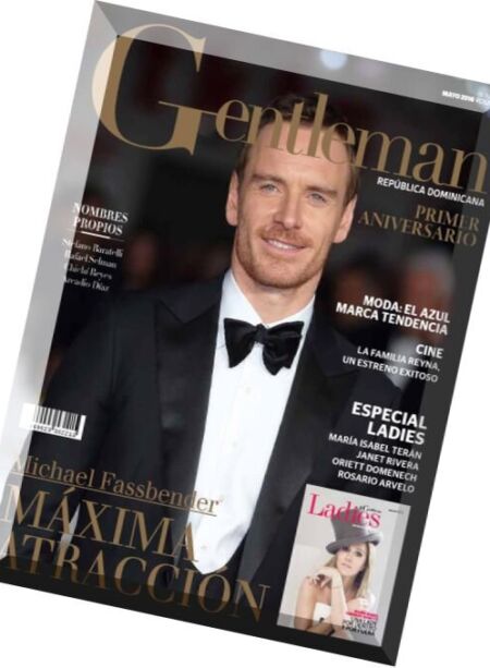 Gentleman Magazine – Mayo 2016 Cover