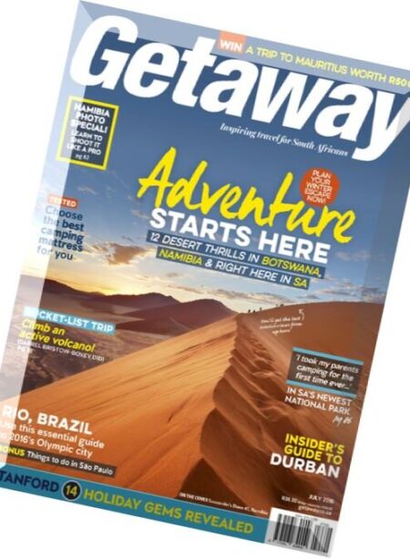 Getaway – July 2016 Cover