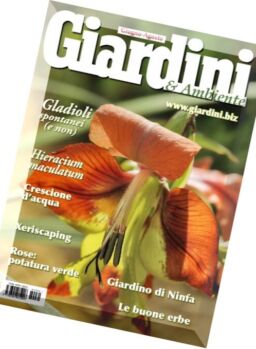 Giardini & Ambiente – Giugno-Agosto 2016