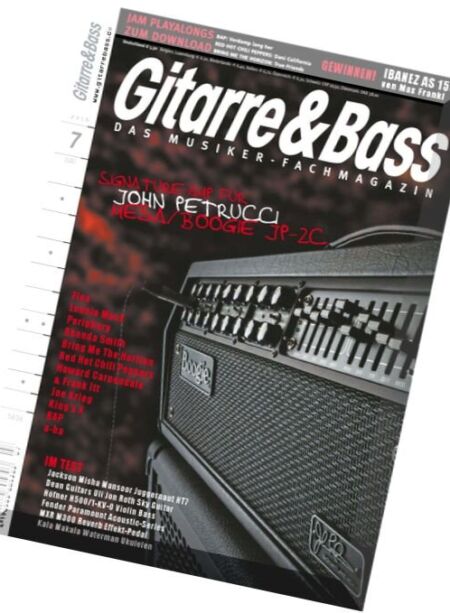 Gitarre & Bass – Juli 2016 Cover