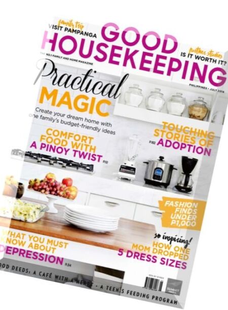 Good Housekeeping Philippines – July 2016 Cover