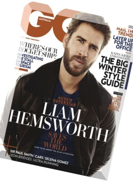 GQ Australia – June-July 2016 Cover